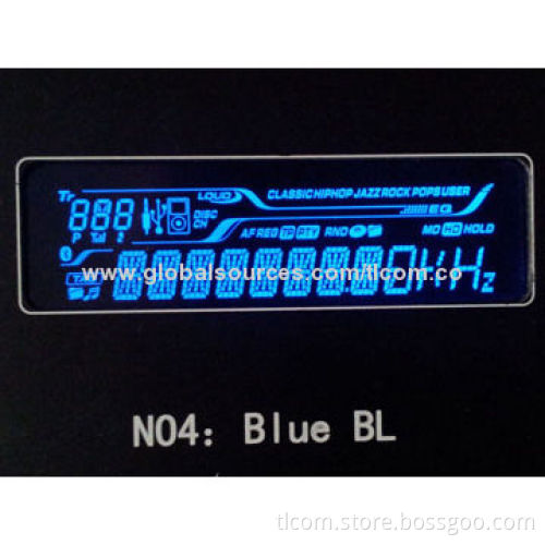 VATN Negative LCD Module Display with Blue LED Backlight LCD Factory